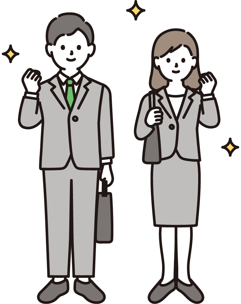 新入社員の男女