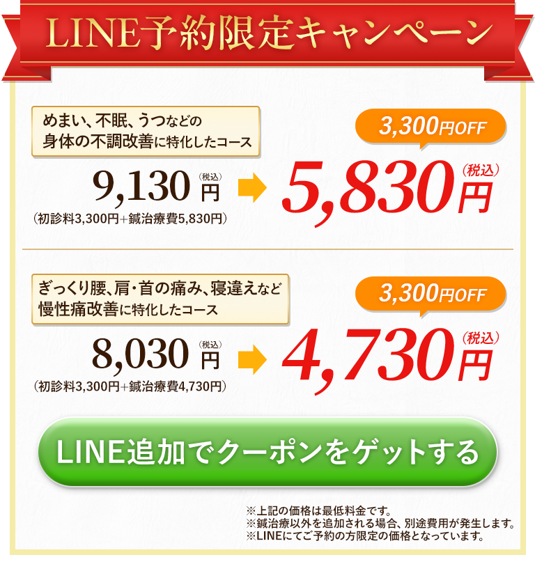 LINE限定キャンペーン